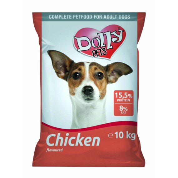 Dolly Száraz Kutyaeledel Csirkés 10kg – száraz kutyatáp