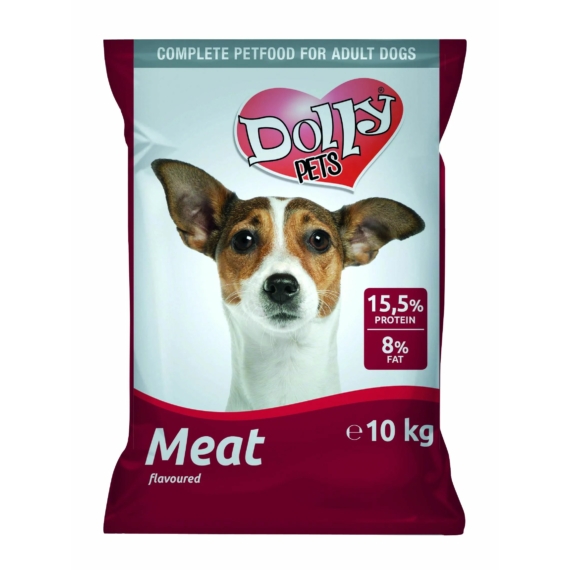 Dolly Száraz Kutyaeledel Húsos 10kg – száraz kutyatáp