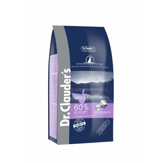 Dr.Clauders Adult Hyposensitive Kacsa&Burgonya 350g – száraz kutyatáp