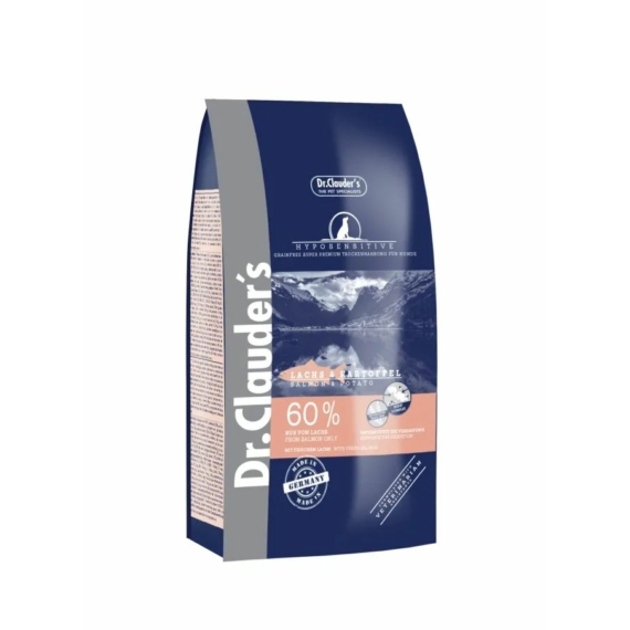 Dr.Clauders Adult Hyposensitive Lazac&Burgonya 350g – száraz kutyatáp