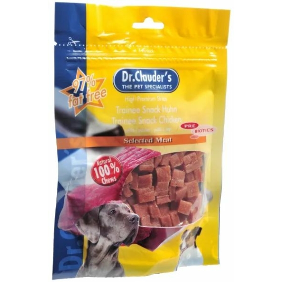 Dr.Clauders Dog Jutalomfalat Premium Csirkés Tréning 80g – jutalomfalat kutyáknak