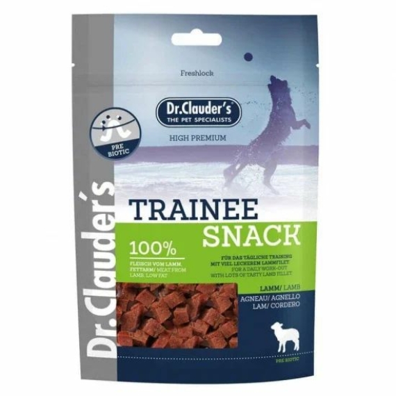 Dr.Clauders Dog Jutalomfalat Trainee Snack Bárányhús 80g – jutalomfalat kutyáknak