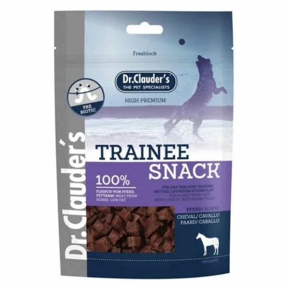 Dr.Clauders Dog Jutalomfalat Trainee Snack Lóhús 80g – jutalomfalat kutyáknak
