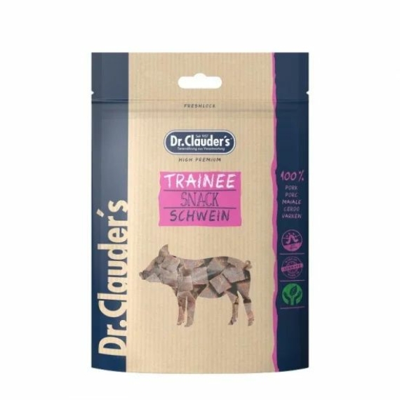 Dr.Clauders Dog Jutalomfalat Trainee Snack Sertéshús 80g – jutalomfalat kutyáknak