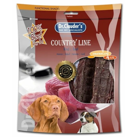 Dr.Clauders Dog Premium Country Line Snack Marha 170g – jutalomfalat kutyáknak