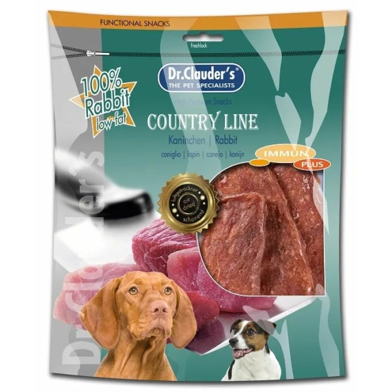 Dr.Clauders Dog Premium Country Line Snack Nyúl 170g – jutalomfalat kutyáknak