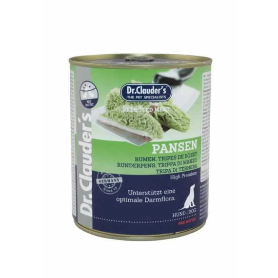 Dr.Clauders Dog Selected Meat Pacalos konzerv 800g – konzerves kutyaeledel