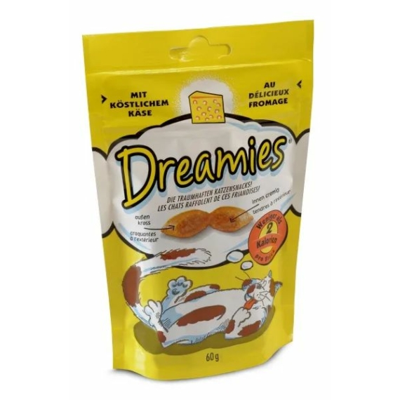 Dreamies Jutalomfalat Sajt 60g – jutalomfalat kutyáknak