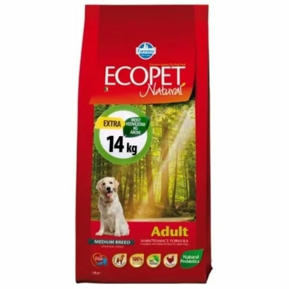 Ecopet Natural Adult Medium 14kg – száraz kutyatáp