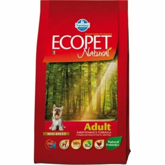 Ecopet Natural Adult Mini 2,5kg – száraz kutyatáp