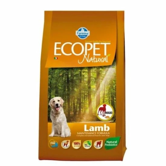 Ecopet Natural Lamb Maxi 12kg – száraz kutyatáp