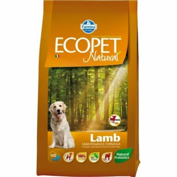 Ecopet Natural Lamb Mini 14kg – száraz kutyatáp