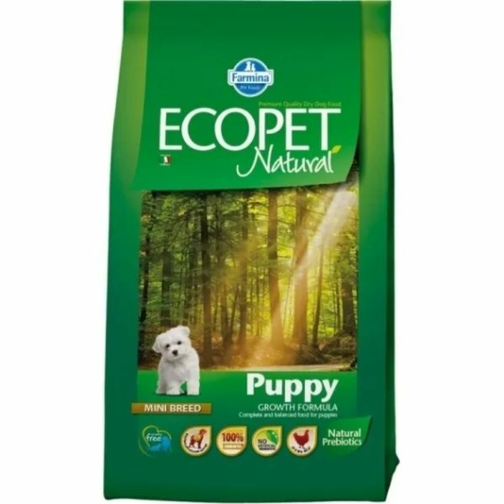 Ecopet Natural Puppy Mini 2,5kg – száraz kutyatáp