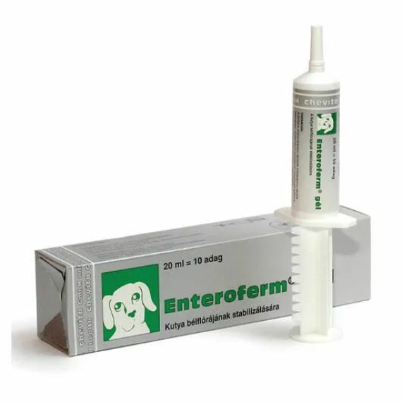 Enteroferm gél 20 ml – táplálékkiegészítő kutyáknak