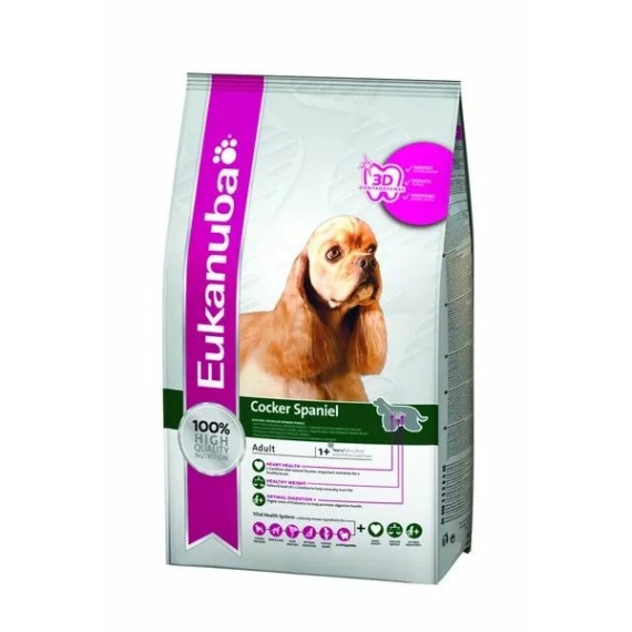 Eukanuba Cocker Spaniel fajtatáp 7,5kg – száraz kutyatáp