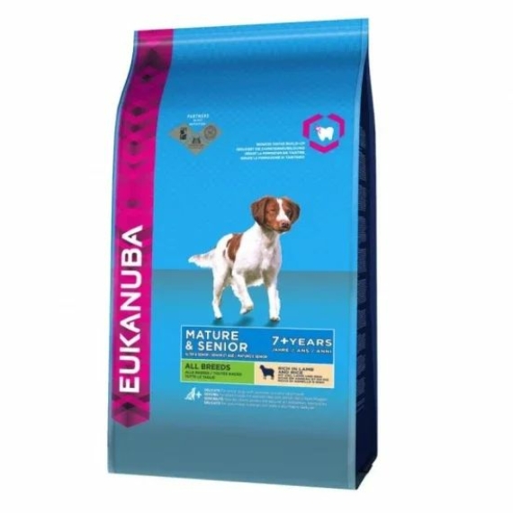 Eukanuba Mature & Senior Lamb & Rice kutyatáp 2,5kg – száraz kutyatáp