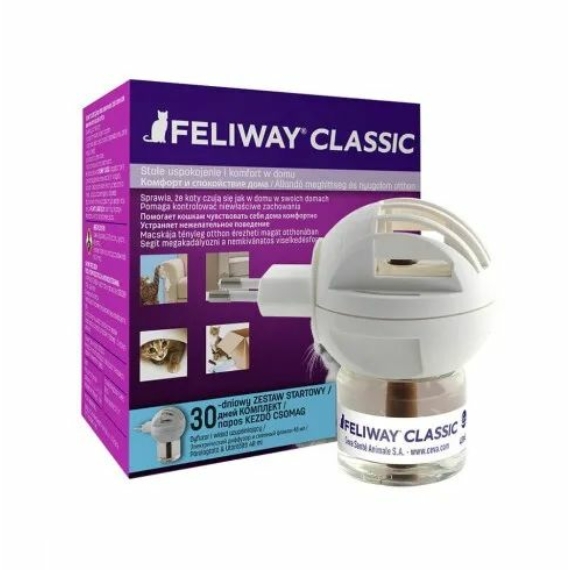 Feliway Classic Párologtató és utántöltő – táplálékkiegészítő macskáknak