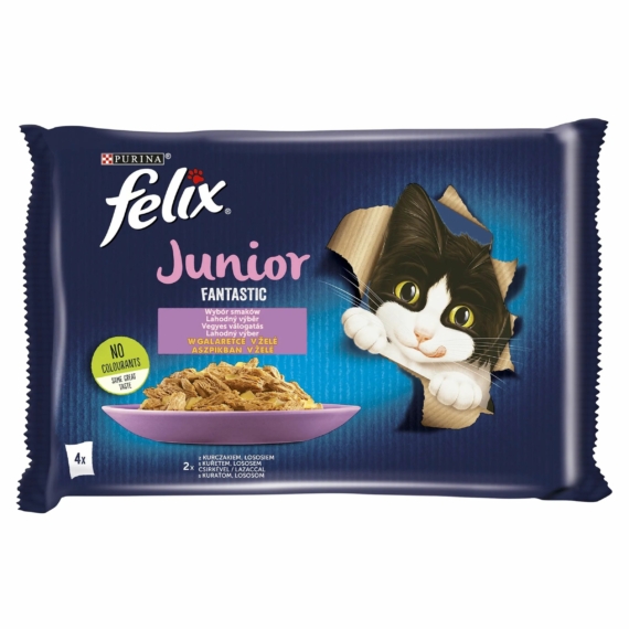 Felix Sensations Jellies Multipack Házias Válogatás Aszpikban 4x85g – konzerves macskaeledel