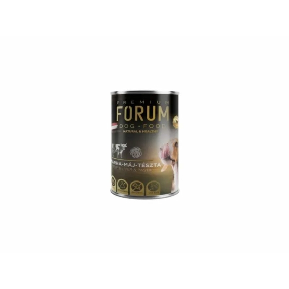 Forum dog konzerv marha-máj-tészta 1240gr – konzerves kutyaeledel