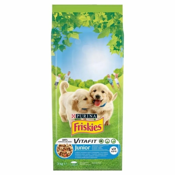 Friskies Száraz Kutya Junior 3kg – száraz kutyatáp