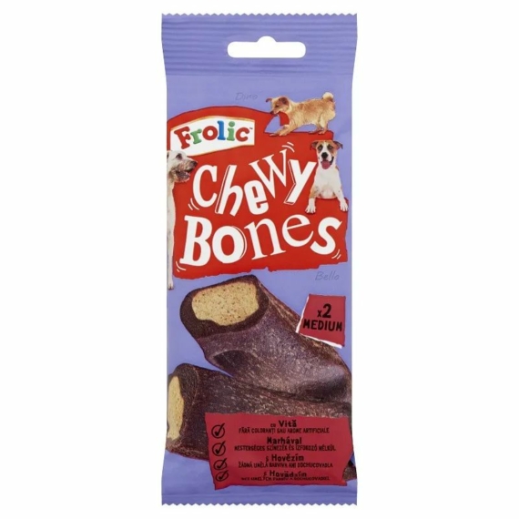 FROLIC Chewy Bones 170gr – jutalomfalat kutyáknak