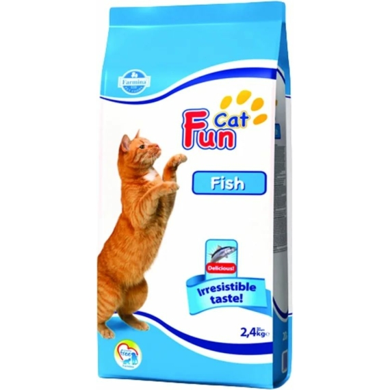 Fun Cat Fish 2,4kg – száraz macskatáp