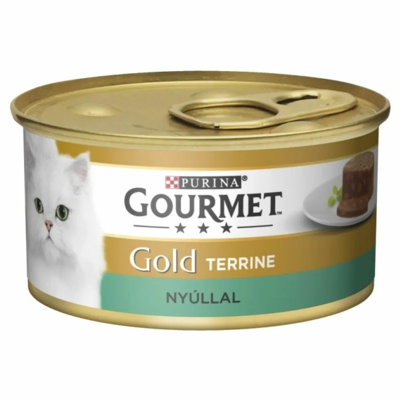 Gourmet Gold  Darabok Pástétomban - Nyúllal 85g – konzerves macskaeledel