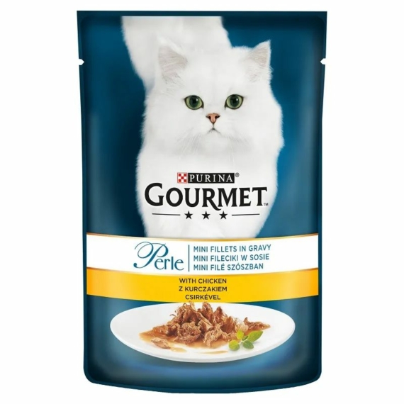 Gourmet Perle Csirkehússal - Grillezett 85g – konzerves macskaeledel