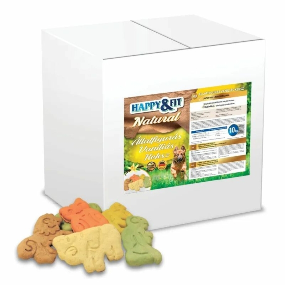 Happy&Fit Natural Állatfigurás Keksz 10kg – jutalomfalat kutyáknak