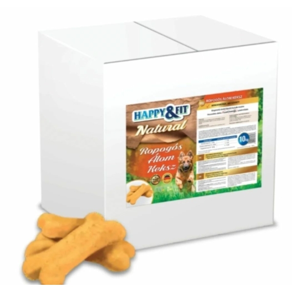 Happy&Fit Natural Ropogós Álom Keksz jutalomfalat 10 kg – jutalomfalat kutyáknak