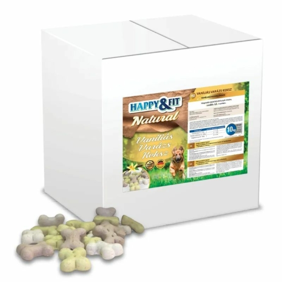 Happy&Fit Natural Vaníliás Varázs Keksz 10 kg – jutalomfalat kutyáknak