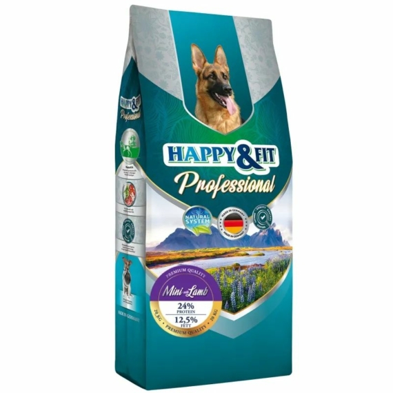 Happy&Fit Professional Adult Mini Lamb&Rice 20kg – száraz kutyatáp