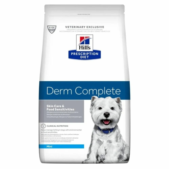 Hills PD Canine Derm Complete Mini 1 kg – száraz kutyatáp