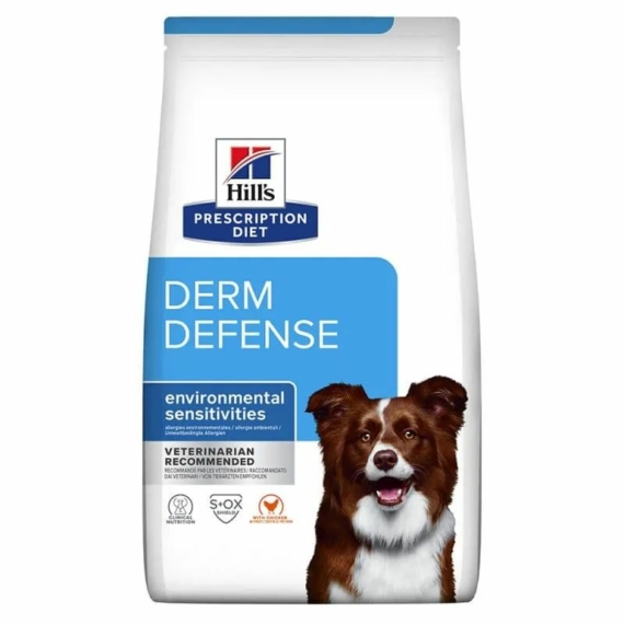 Hills PD Canine Derm Defense 1,5 kg - környezeti allergiák étrendi kezelésére és a – száraz kutyatáp