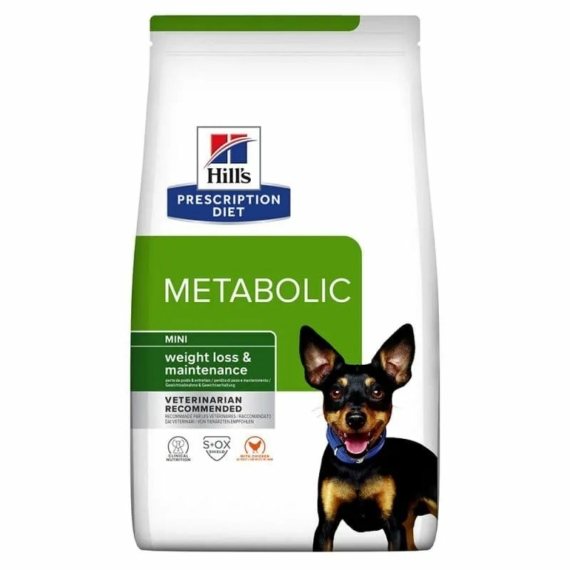 Hills PD Canine Meta Mini 1 kg - elhízott és túlsúlyos  kistestű kutyák étrendi – száraz kutyatáp