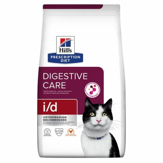 Hills PD Feline I/D 3 kg - gasztrointesztinális rendellenességek – száraz macskatáp