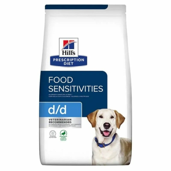Hills Pescription Diet  Canine D/D Duck & Rice 4 kg - táplálékallergiás reakciók csökkentésére é – száraz kutyatáp