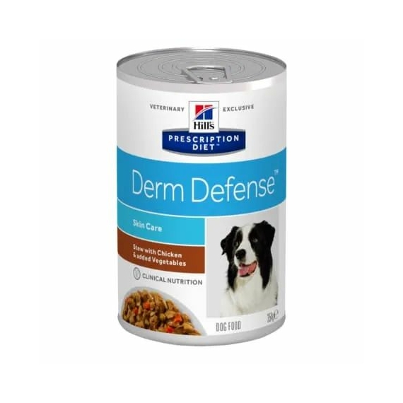 Hills Prescription Diet  Canine Derm Defense 354 g - környezeti allergiák étrendi kezelésére és a – konzerves kutyaeledel