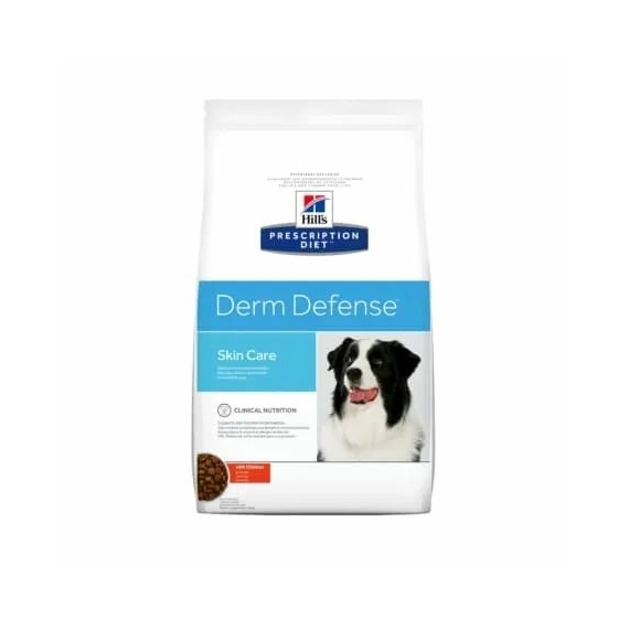 Hills Prescription Diet  Canine Derm Defense 5 kg - környezeti allergiák étrendi kezelésére és a – száraz kutyatáp