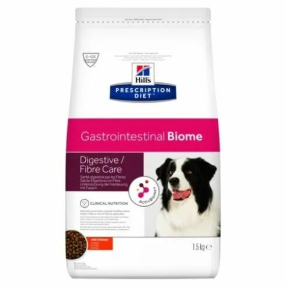Hills Prescription Diet  Canine GI Biome 10 kg -  rostérzékeny, szteroidokra reagáló enteropathiá – száraz kutyatáp
