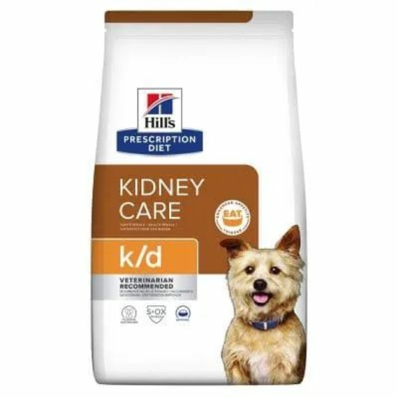 Hills Prescription Diet  Canine K/D 5 kg - krónikus vesebetegség és korai stádiumú szívbetegség – száraz kutyatáp
