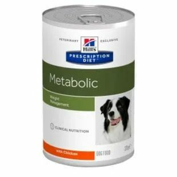 Hills Prescription Diet  Canine Metabolic 354 g - elhízott és túlsúlyos kutyák étrendi kezelése, – konzerves kutyaeledel