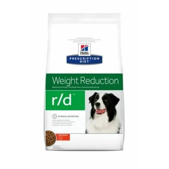 Hills Prescription Diet  Canine R/D 12 kg - elhízás, fibrát kezelés – száraz kutyatáp