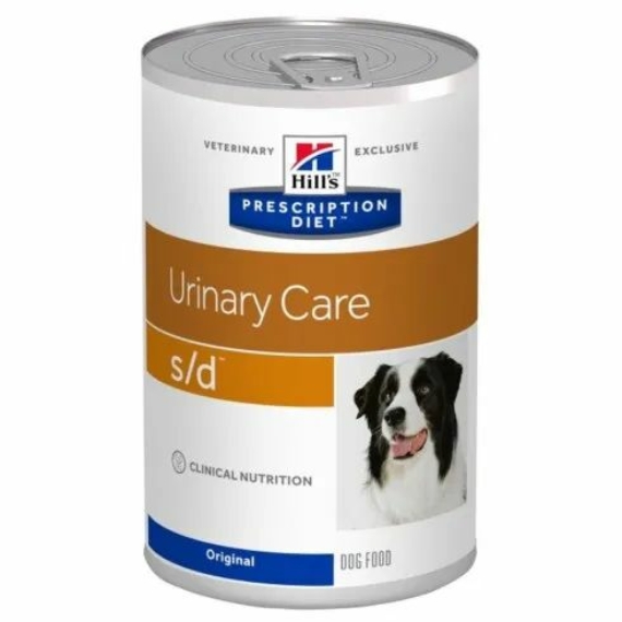 Hills Prescription Diet  Canine S/D 370 g - struvit húgykő feloldás – konzerves kutyaeledel