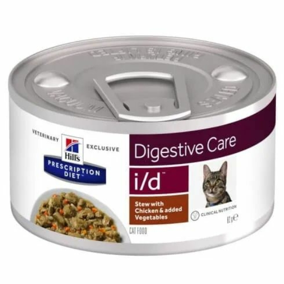 Hills Prescription Diet  Feline I/D 82 g - gasztrointesztinális rendellenességek – konzerves macskaeledel