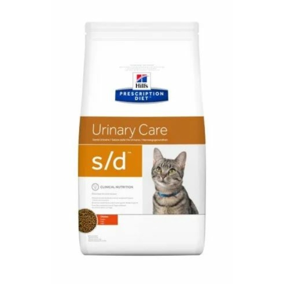 Hills Prescription Diet  Feline S/D 1.5 kg - struvit húgykő feloldás – száraz macskatáp
