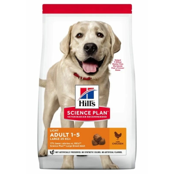 Hills Science Plan Canine Adult Large Breed Light Chicken 2.5 kg – száraz kutyatáp
