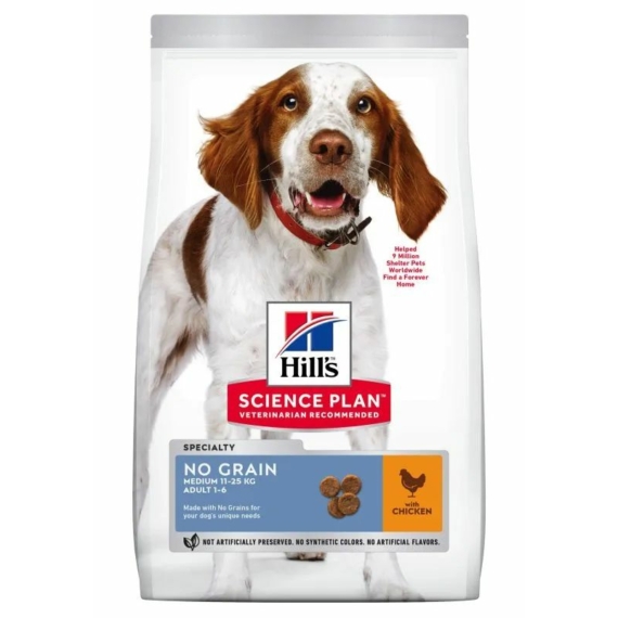 Hills Science Plan Canine Adult Nograin Chicken 2.5 kg – száraz kutyatáp