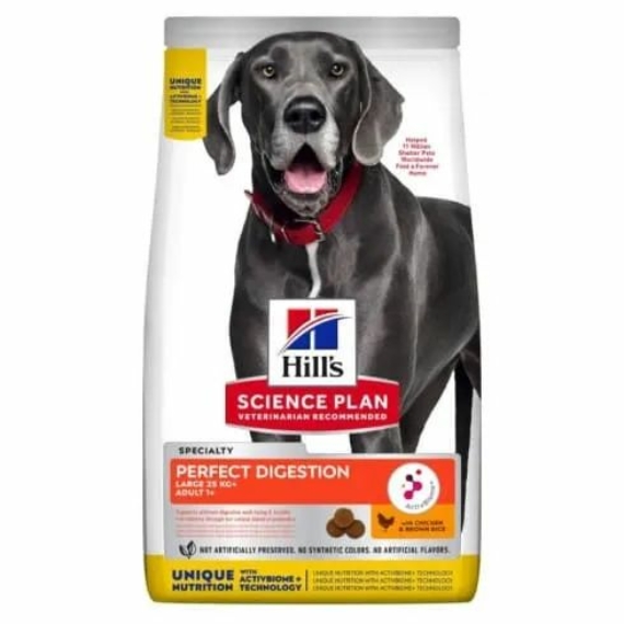 Hills Science Plan Canine Adult Perfect Digestion Large breed  14kg – száraz kutyatáp