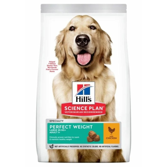 Hills Science Plan Canine Adult Perfect Weight Large Breed 12 kg – száraz kutyatáp
